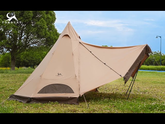 新着情報】TOMOUNT ワンポールテント - YouTube