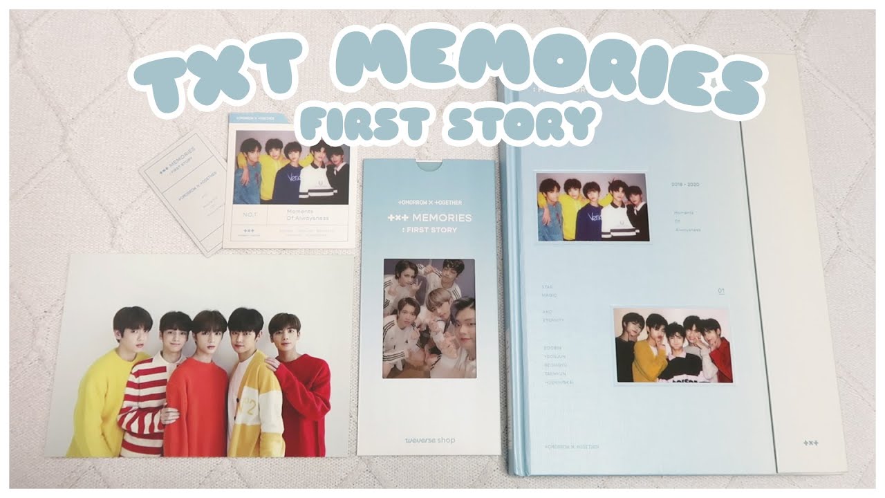 ✨ TXT MEMORIES: FIRST STORY UNBOXING + FLIP THROUGH | 투모로우