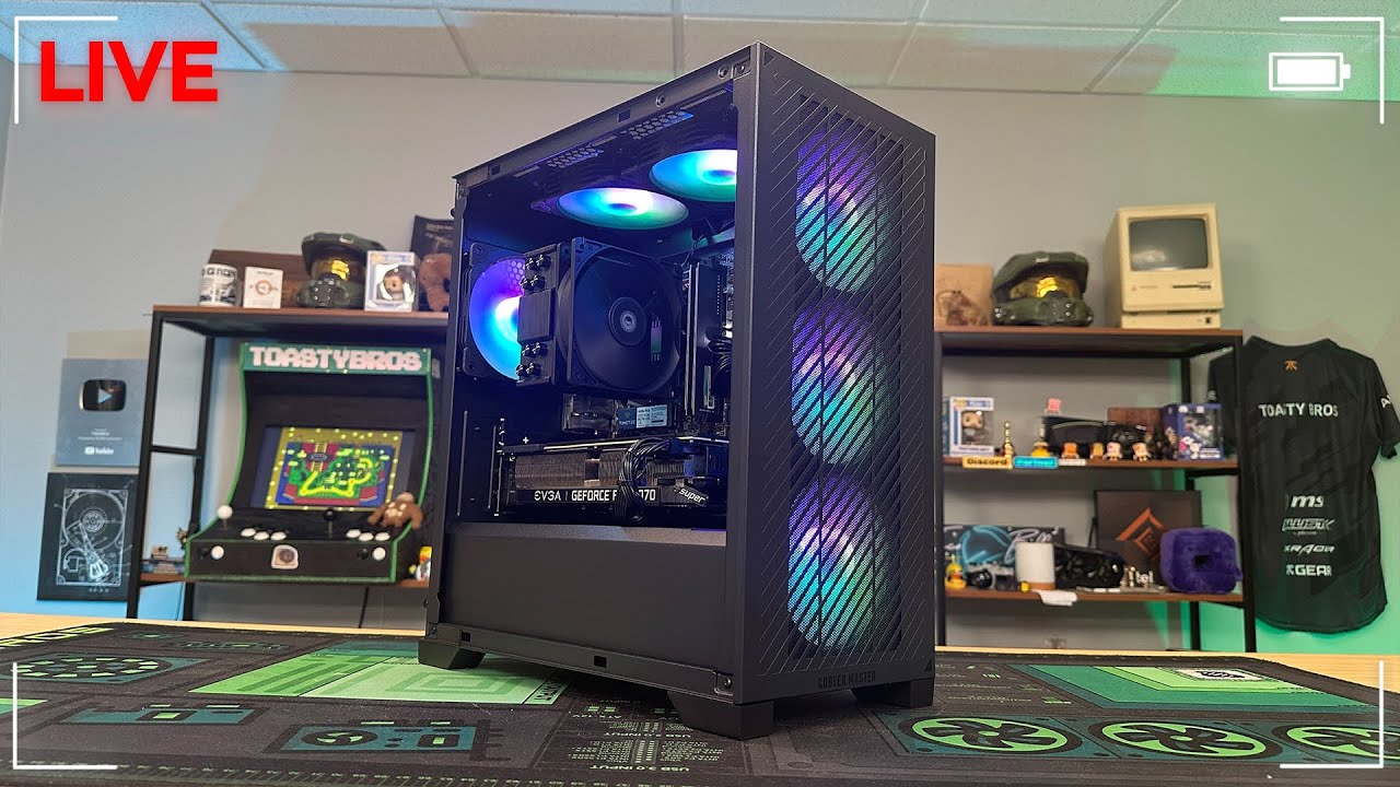 RTX 2070 Super + Ryzen 5 5500 Gaming PC Build - YouTube