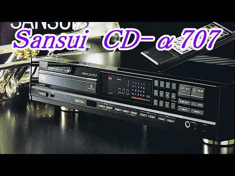 sansui CD-α707 清掃とトレイベルト交換後のリスニングルーム～ 1986年