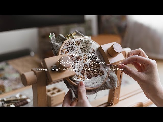 Visual Diary #93 | Feeling of Autumn🍂 | Organizing Craft Supplies