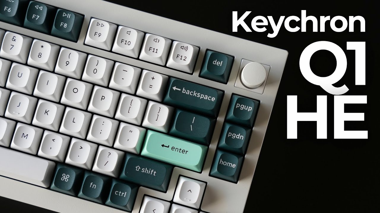 Keychron Q1 HE 打鍵感が最高な無線対応ラピトリキーボード - YouTube