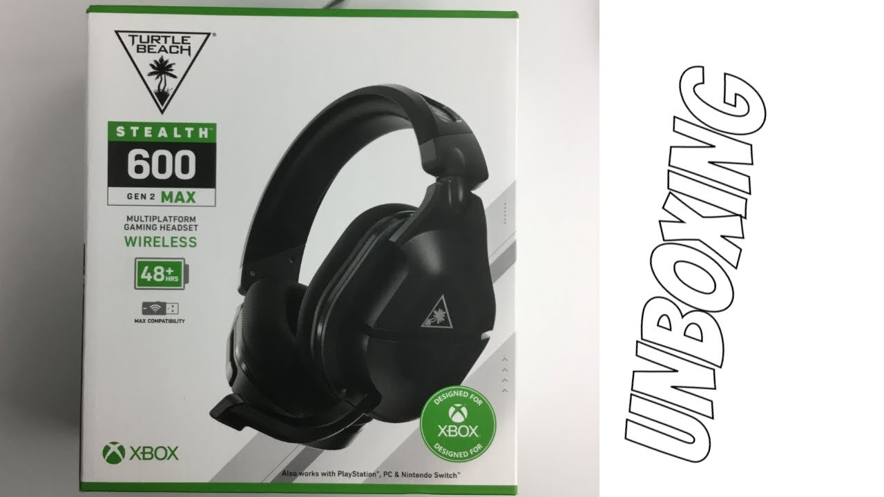 TURTLE BEACH STEALTH 600 GEN2 MAX UNBOXING - YouTube