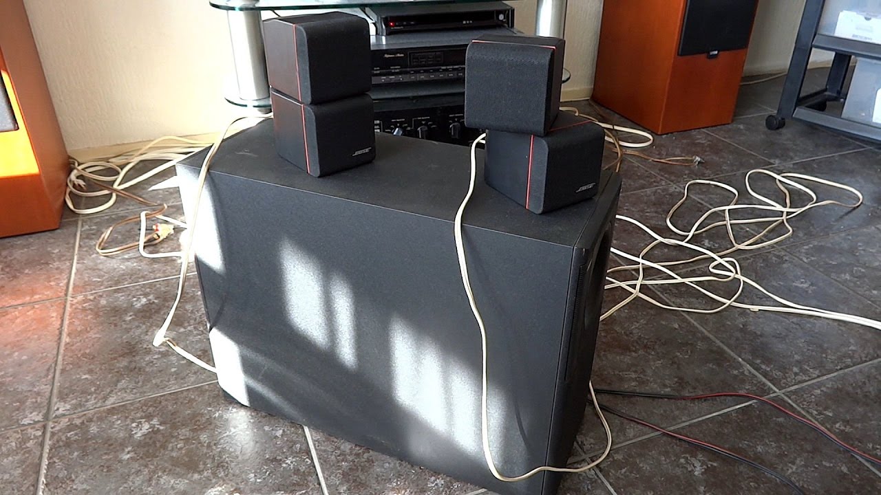 Bose acoustimass 5 series II test - YouTube