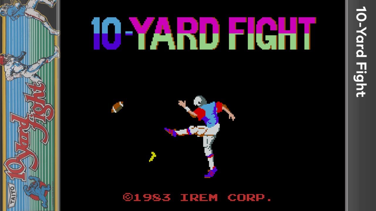 Arcade Game: 10-Yard Fight (1983 Irem) [Re-Uploaded] - YouTube