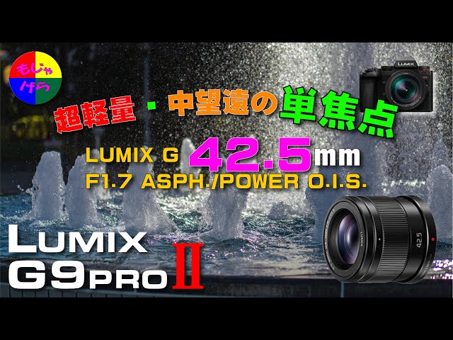 G9PROⅡ】 こいつはすごいぞ！中望遠の単焦点レンズ LUMIX G 42.5mm/F1