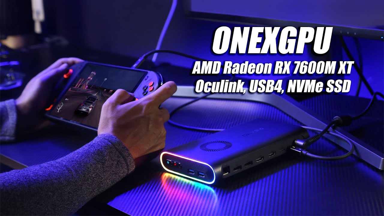 ONEXGPU - World's 1st External Portable eGPU with Storage for
