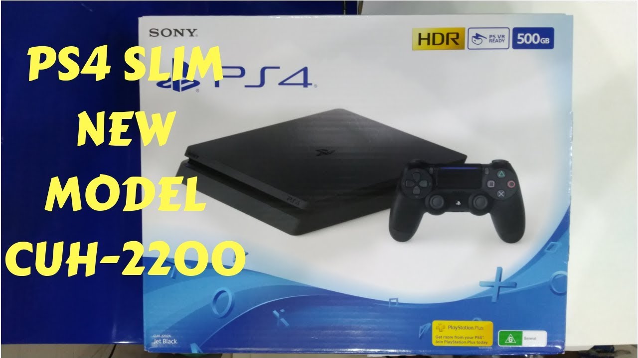 PS4 Slim New Model Unboxing CUH - 2200 - YouTube