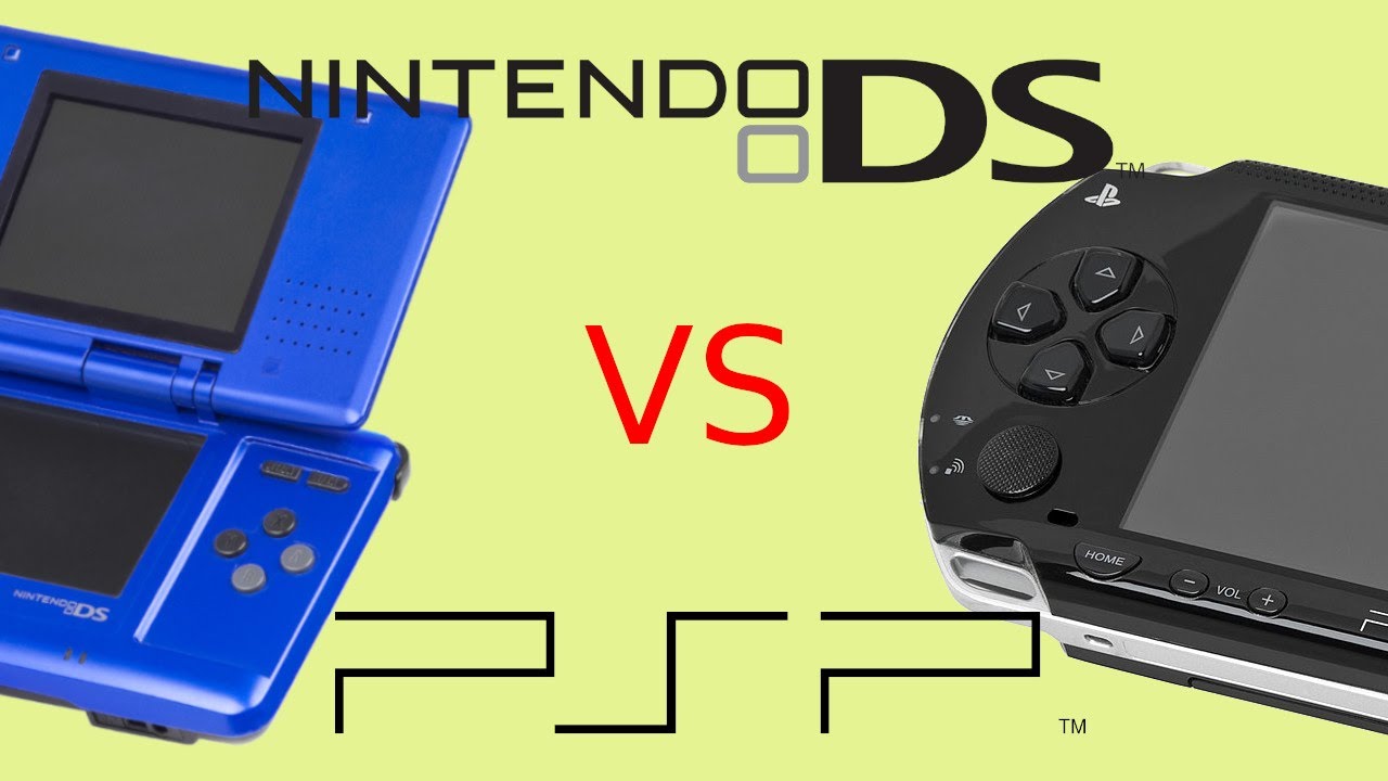 Nintendo DS vs Sony PSP. Original Model Comparison. - YouTube