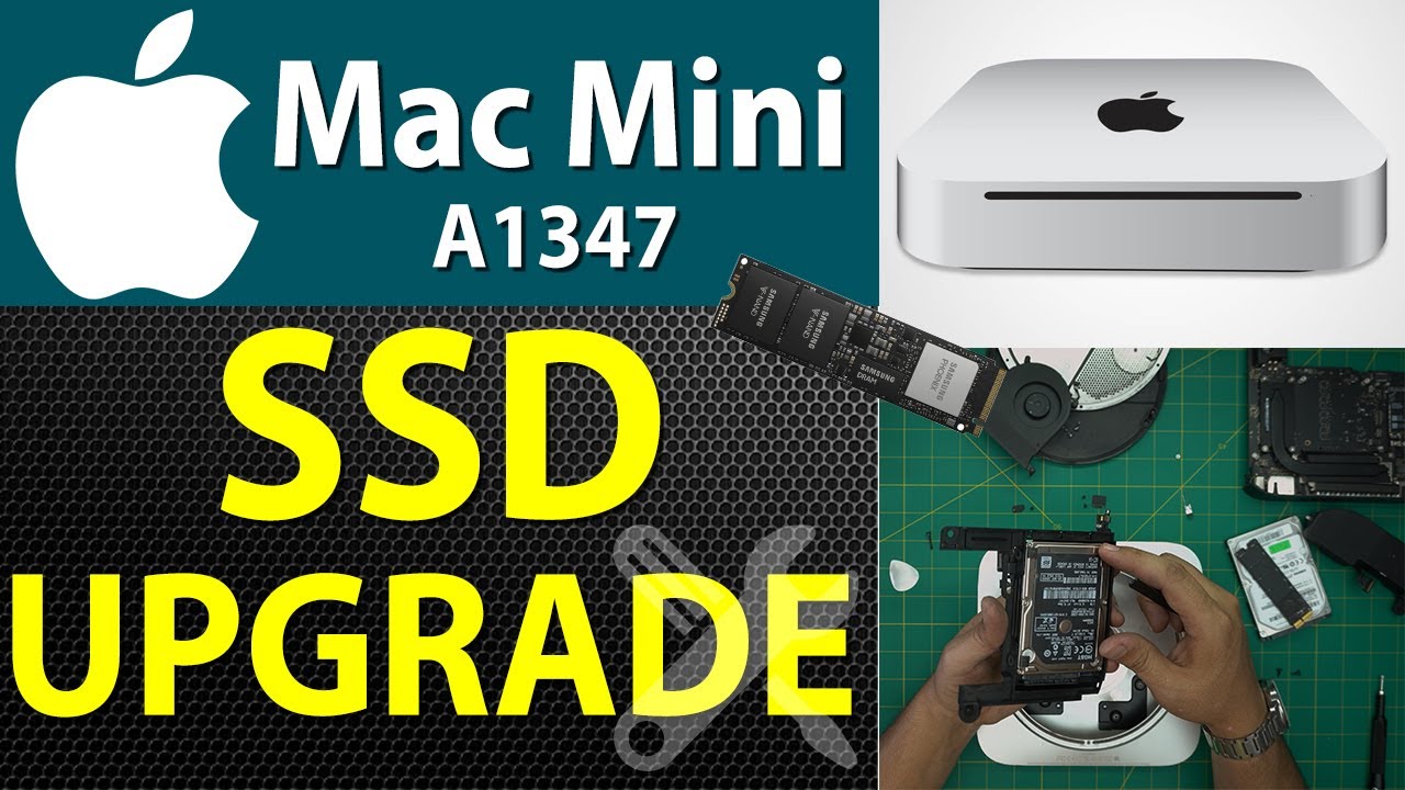 How to Upgrade Storage (SSD/HDD) on Mac Mini 2014 A1347 EMC 2840