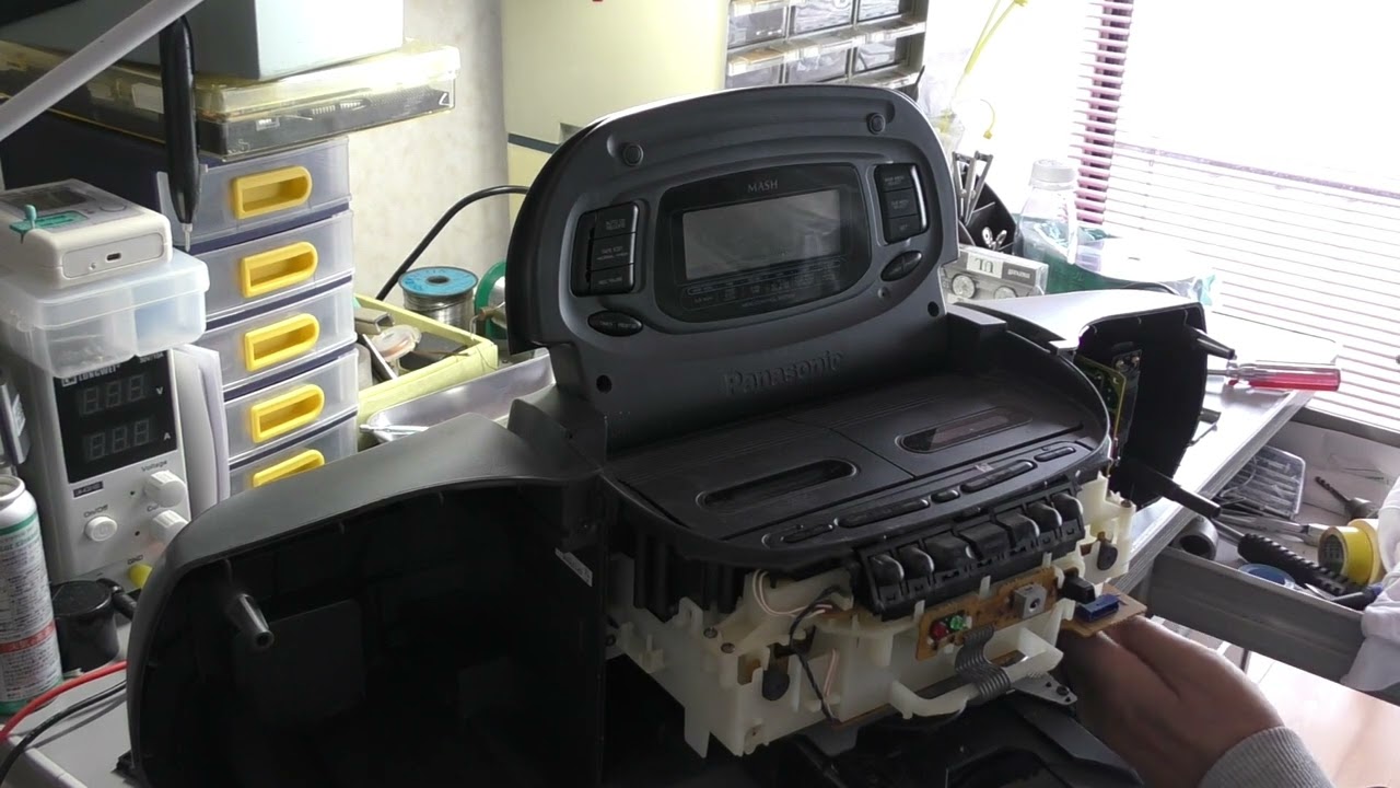 RX-DT75 Panasonic ポータブルステレオCDシステム DIY修理 - YouTube