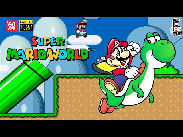 Super Mario World [SNES] Full Longplay Walkthrough / スーパー