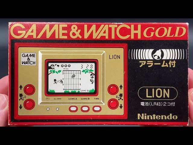 Nintendo Game & Watch - Lion (LN-08) Unboxing and Gameplay - YouTube