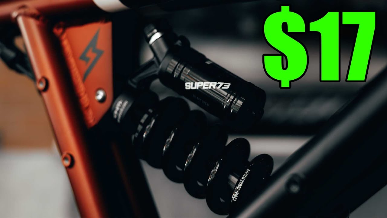 The BEST $17 Upgrade to your Super73 RX?! - Rear Suspension