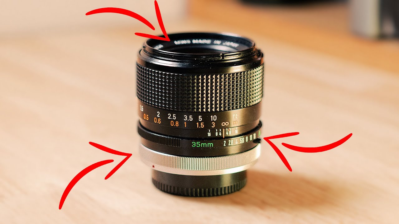 How To Tell If a Canon FD 35mm f/2 Lens Is Concave - YouTube