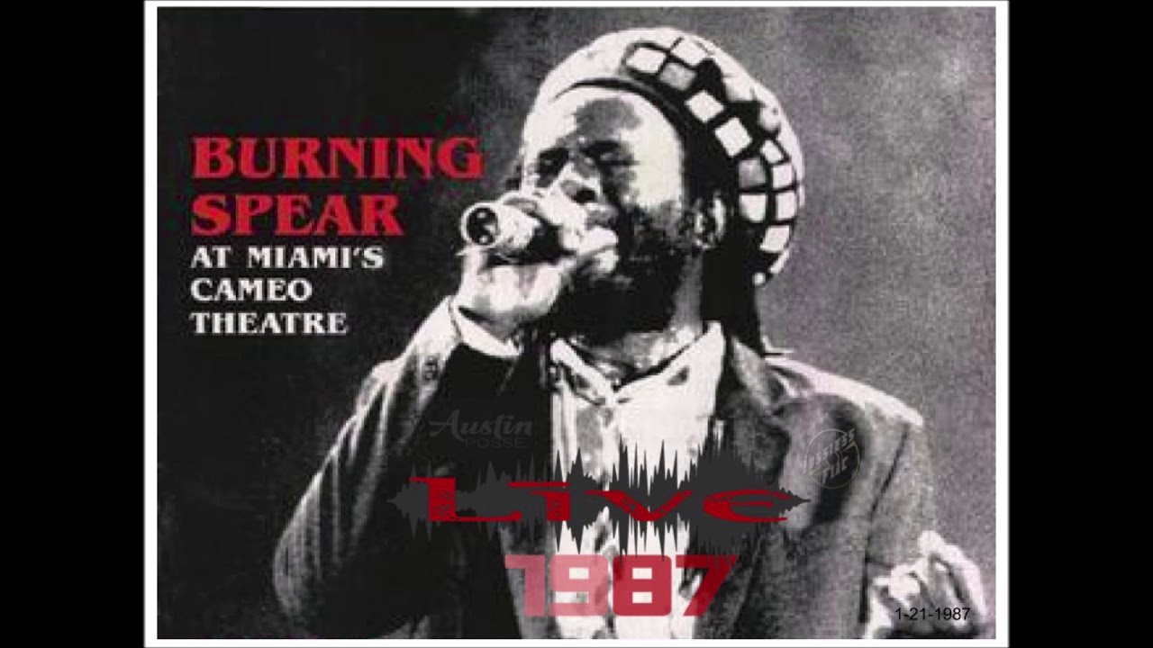 Burning Spear - (RARE) Tallahassee, FL 1-21-1987 - YouTube