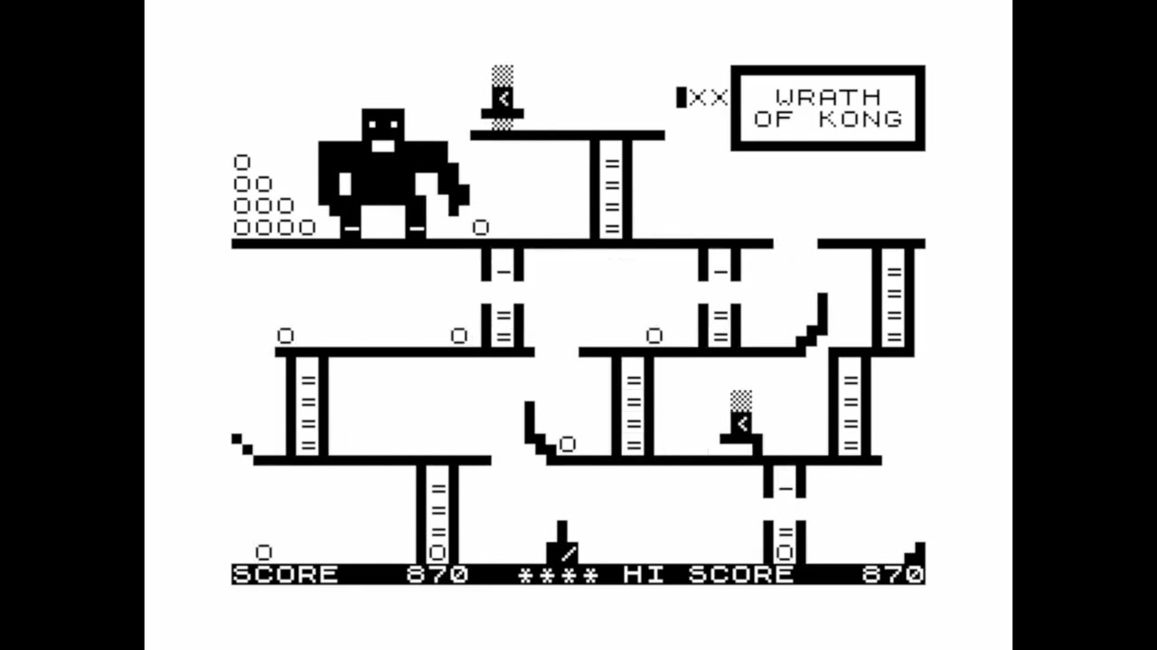 Wrath of Kong for the ZX81 - YouTube