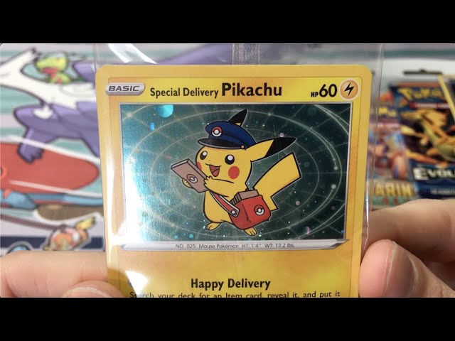 Pokemon Special Delivery Pikachu Promo Card and Pack Opening