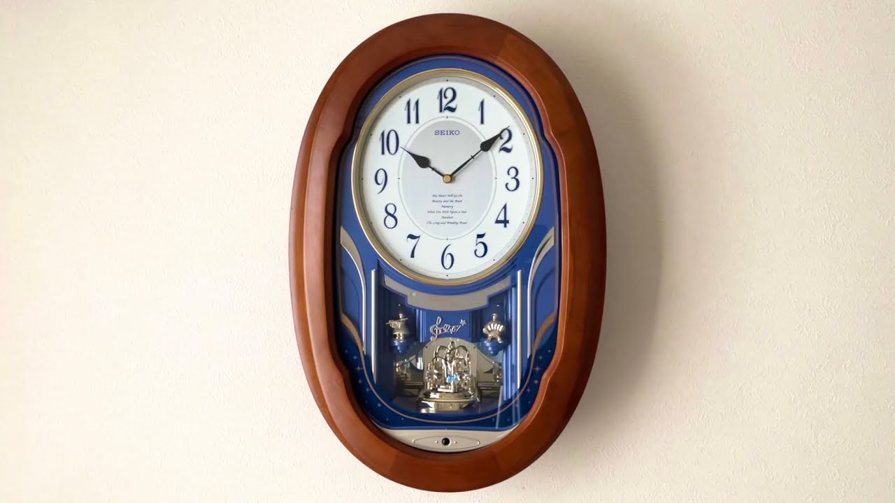 SEIKO Melodies in Motion Musical Clock - PART A - QXM142BRH - YouTube
