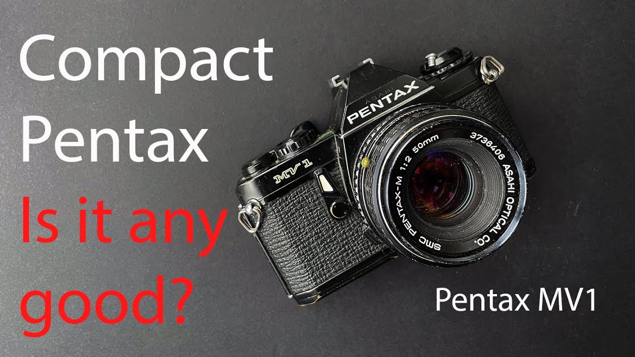 フィルムカメラ】 PENTAX MV1 ＆ 取扱説明書 Pentax MV-1 instruction