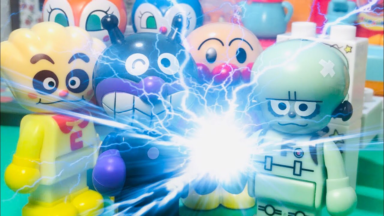 アンパンマン アニメ おもちゃ ブロックラボ P2 ＆スイング8