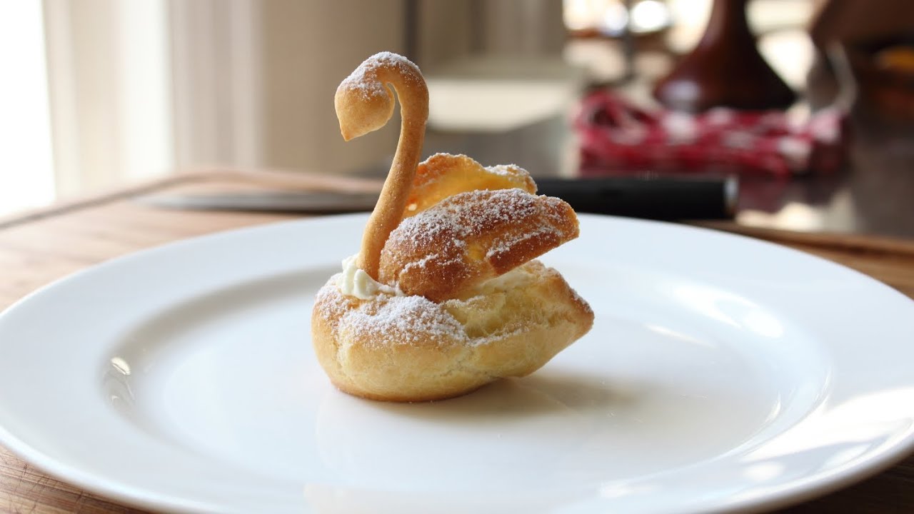 Chocolate Cream Puff Swans - How to Make Swan Cream Puffs for