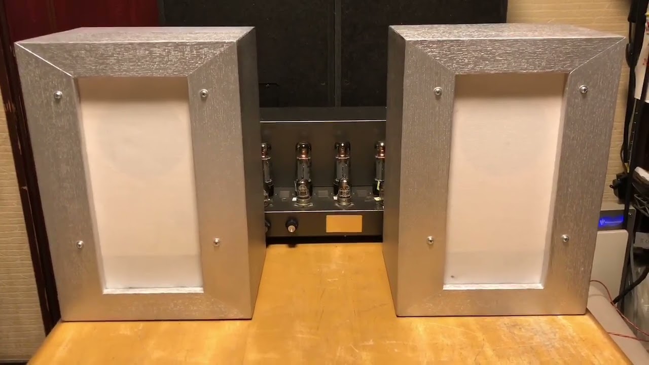 ミニ銀箱アルテック204-8Aユニット使用スピーカーボックス