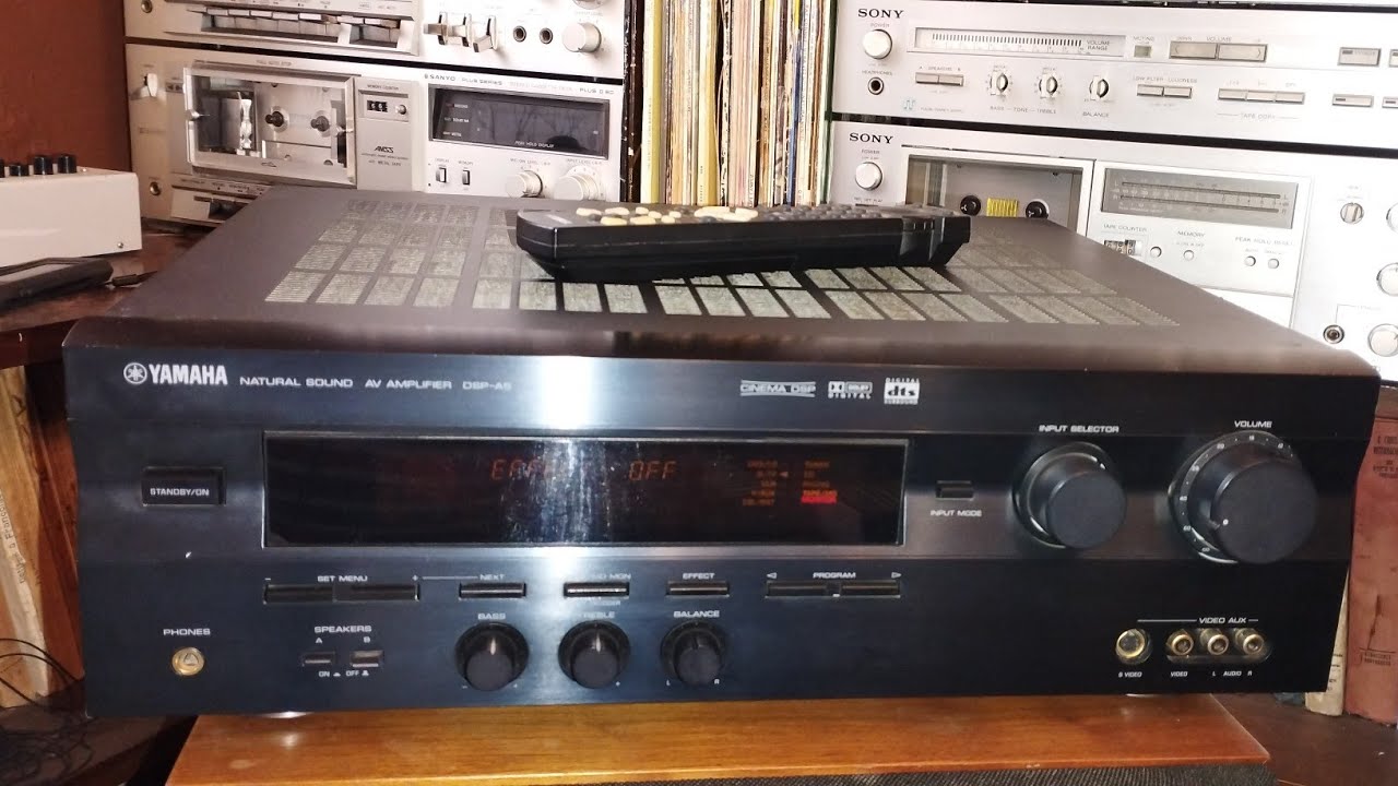 Yamaha Amplifier DSP-A5-Tascam DA20-Pioneer HPM-100 - Kaskade- On