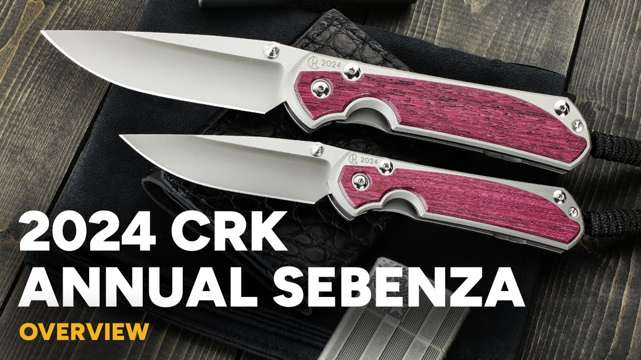 2024 Chris Reeve Annual Sebenza - Purple Heart Inlays - GPKNIVES