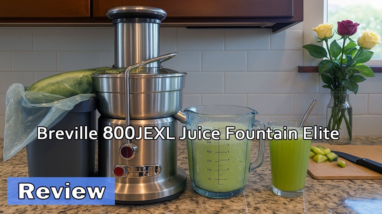 Breville 800JEXL Juice Fountain Elite Review - YouTube