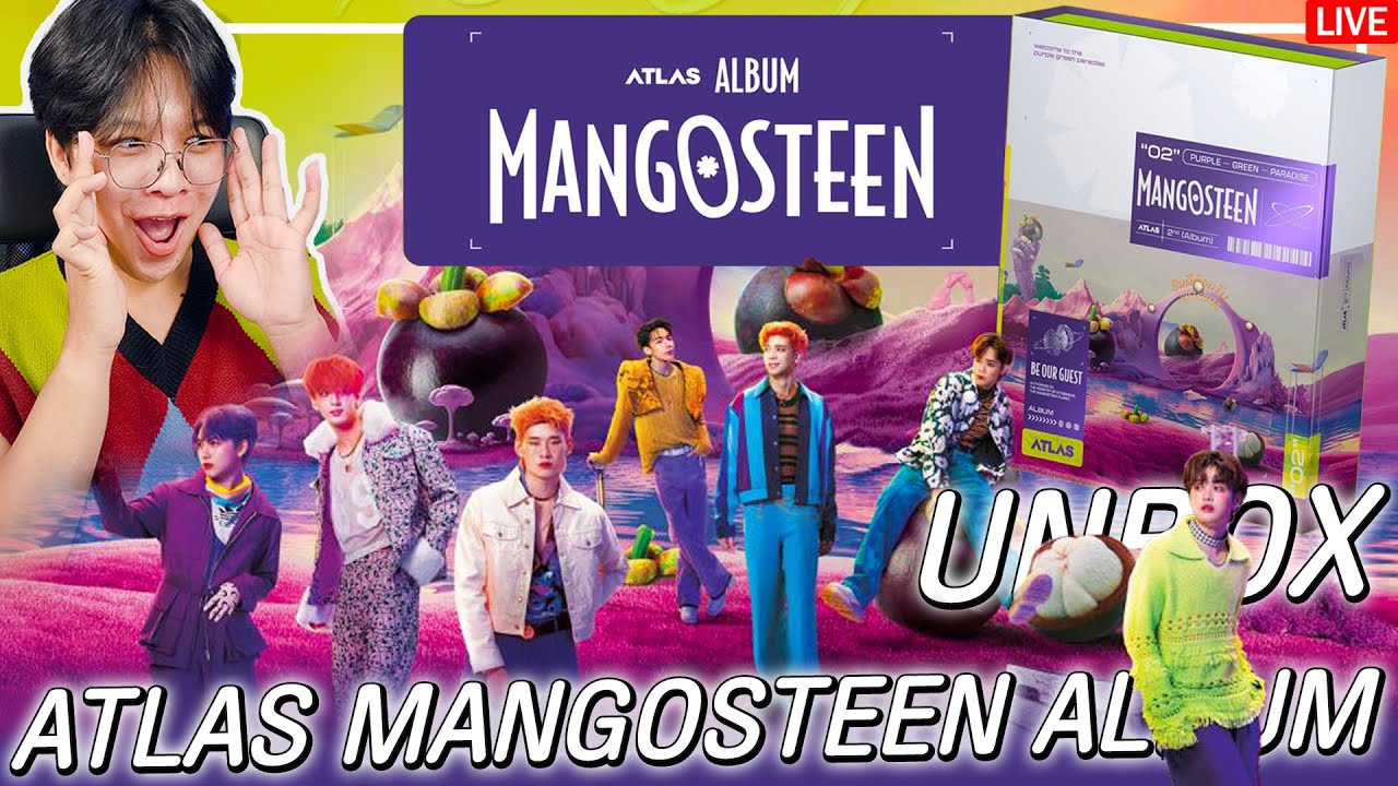 🔴แกะกล่อง Atlas | ATLAS MANGOSTEEN ALBUM | #ATLASmangosteenalbum