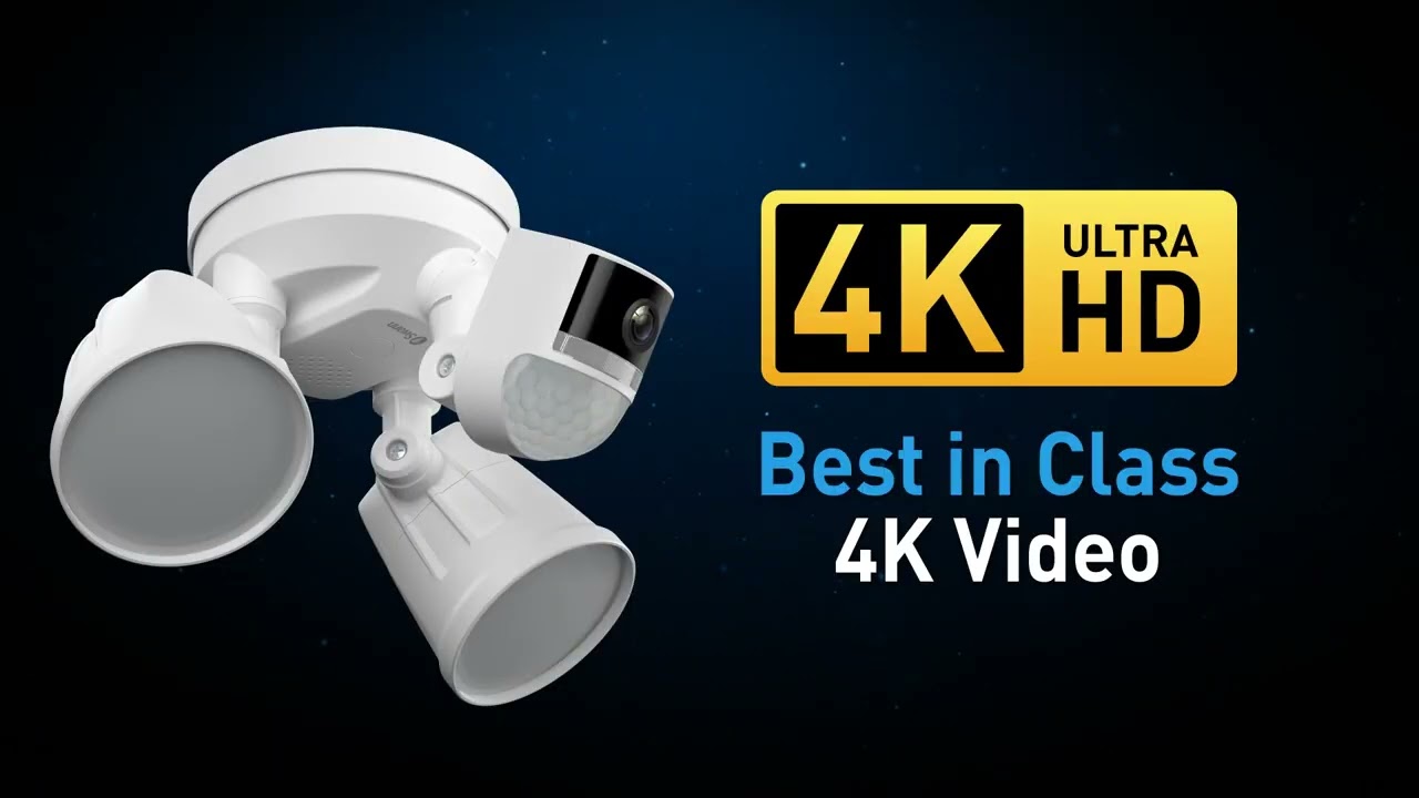 4K Floodlight Security Camera | Swann Security