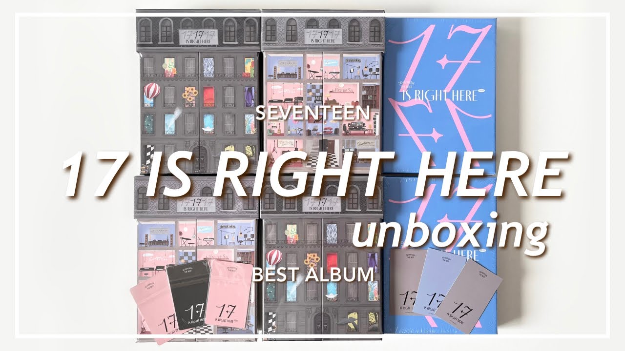 SEVENTEEN ￤ 17 IS RIGHT HERE unboxing🎼 ￤ BEST ALBUM ￤ セブチ
