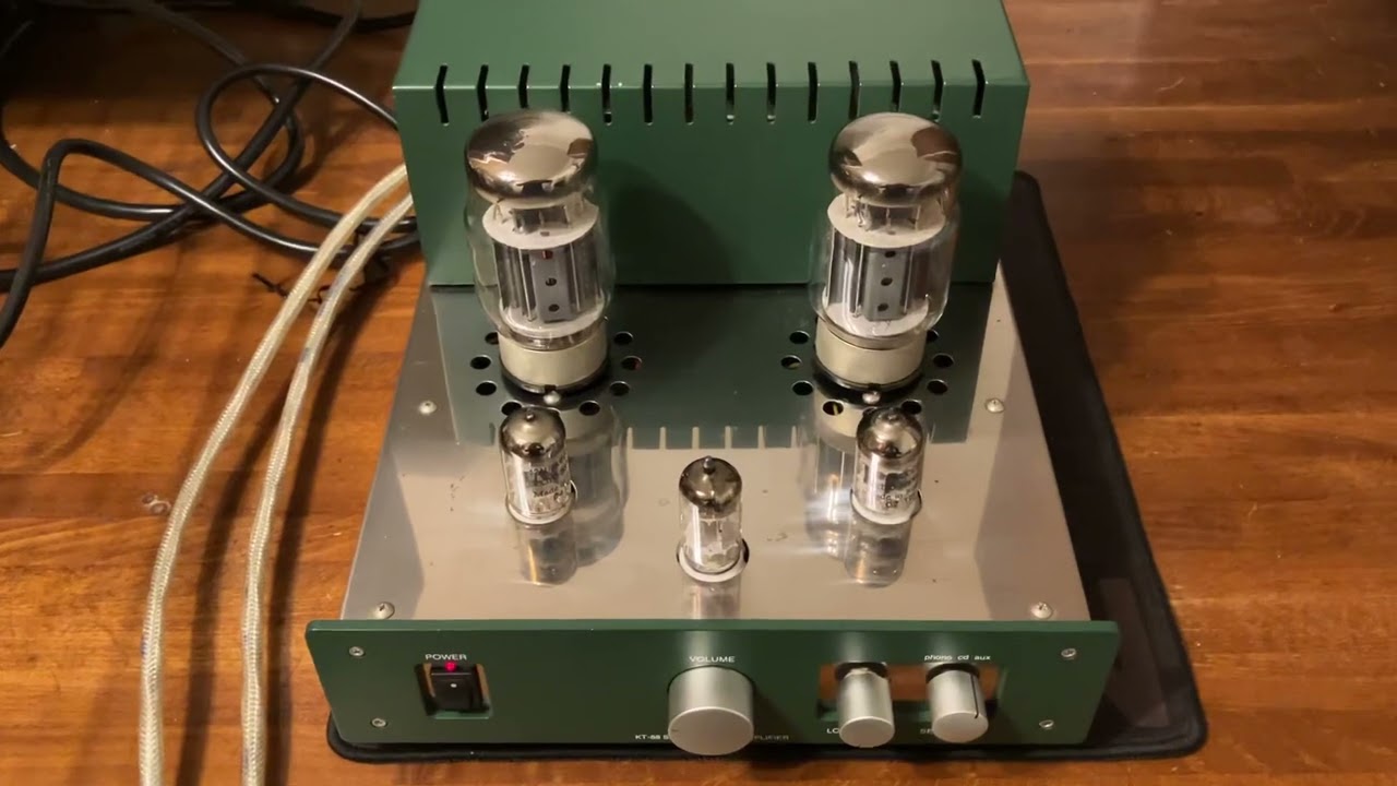 オーディオ視聴動画 ADVANCE社製 KT88 single シングルアンプ 真空管