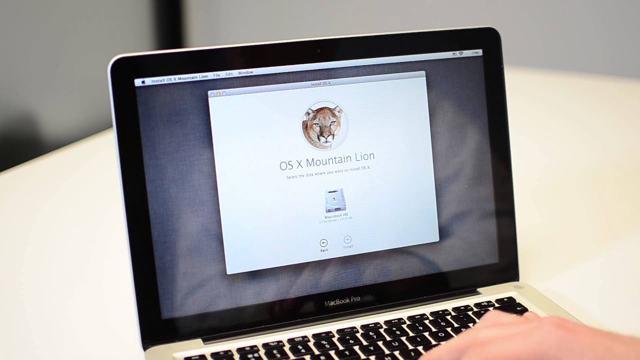 How to Reinstall Apple OS X Mountain Lion - YouTube
