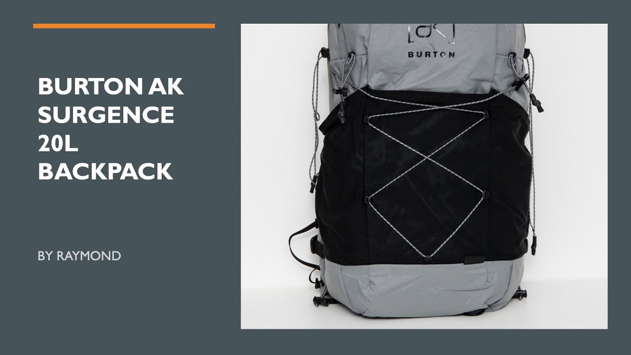 Review: Burton AK Surgence Backpack 20L - YouTube