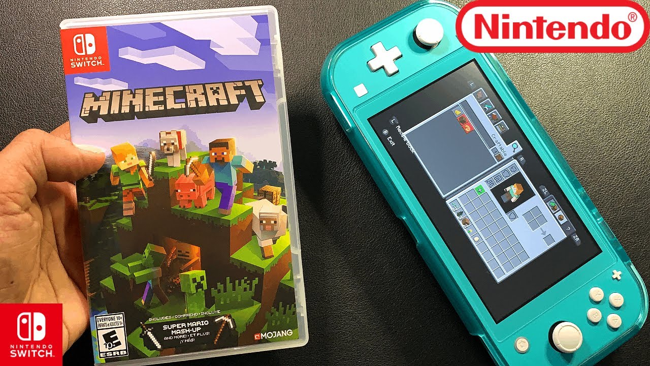 Minecraft | Unboxing and Gameplay | Nintendo Switch Lite | Black
