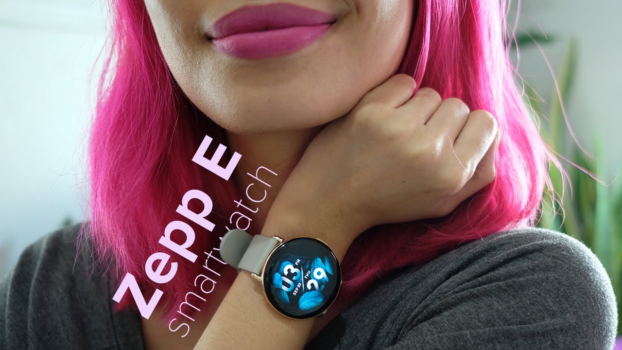 Zepp E Circle smartwatch: Curved infinity display? ALMOST! - YouTube