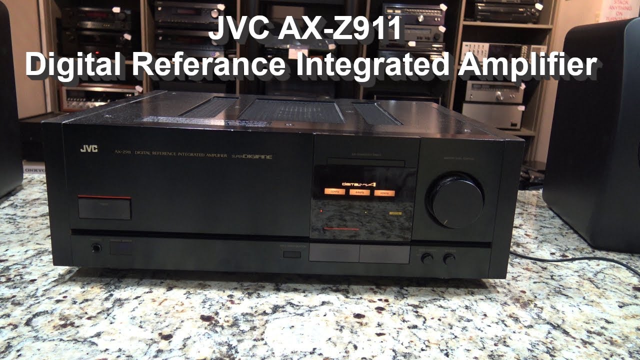 JVC AX-Z911 BK Integrated Amplifier - YouTube