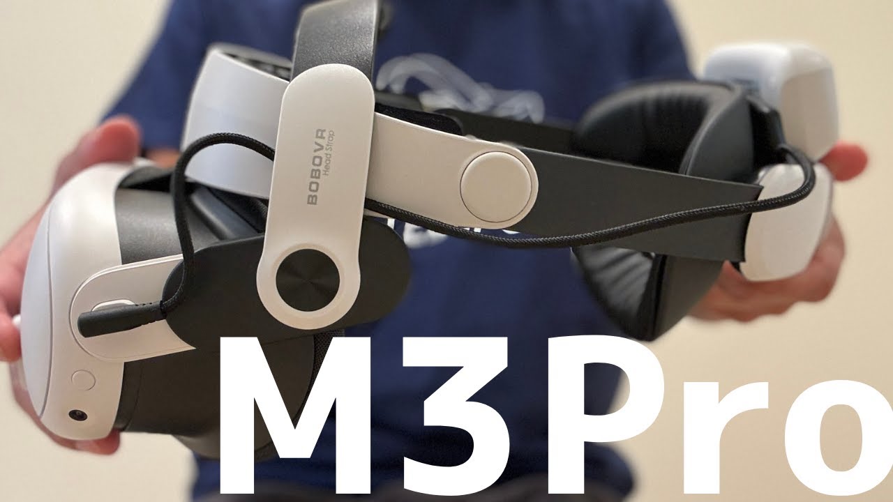Meta Quest 3の快適ストラップ「BOBOVR M3 Pro」、良かった点、気に