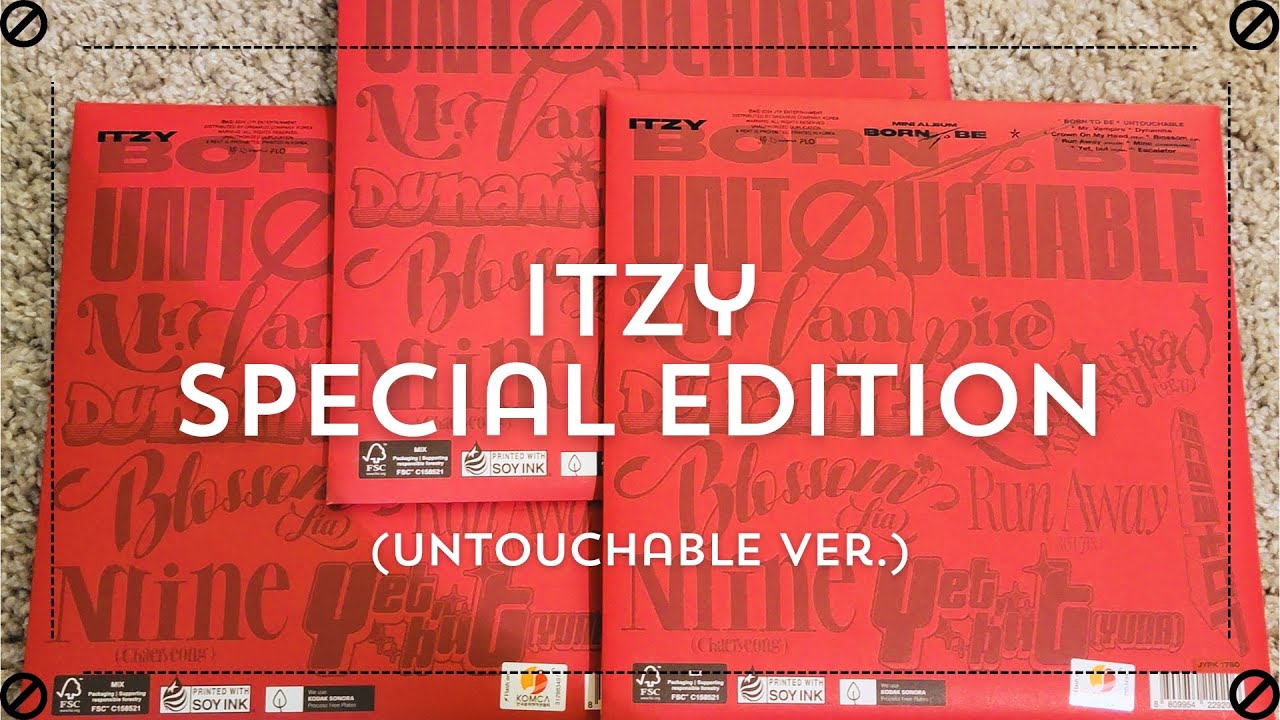 Unboxing ITZY 있지 8th Mini Album BORN TO BE [Special Edition