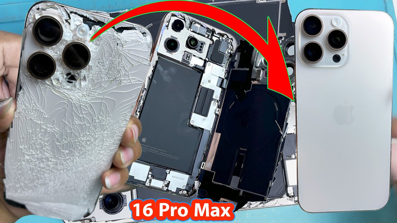 iPhone 16 Pro Max Back Glass Replacement DIY Guide: Replacing