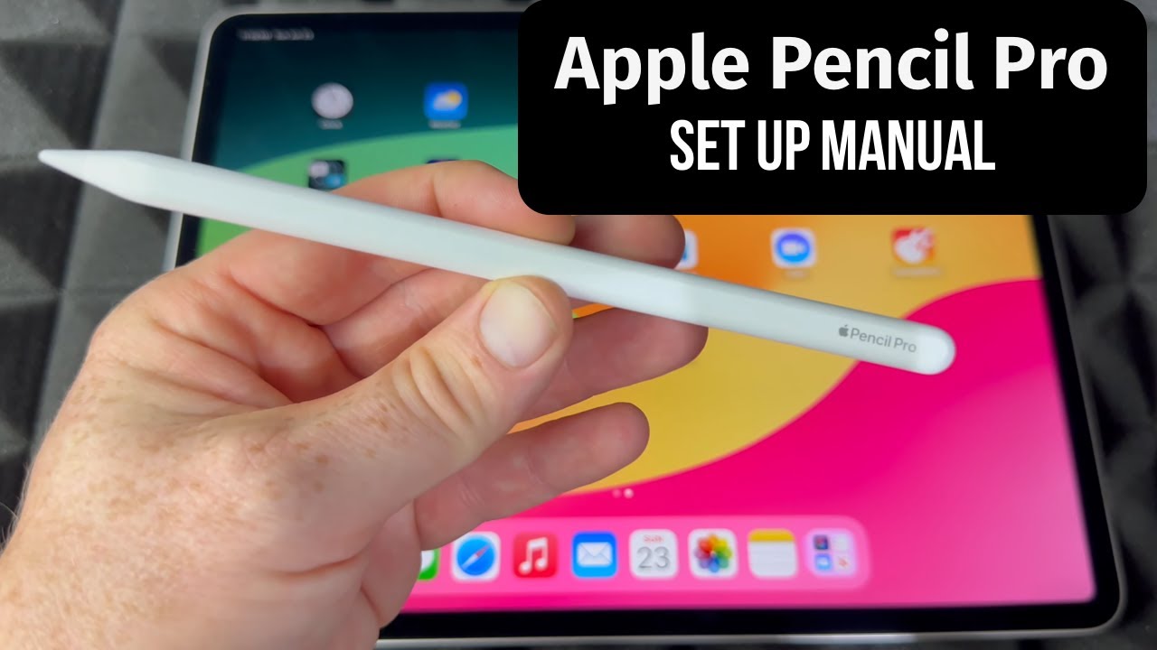 New Apple Pencil Pro Set Up with iPad Air 13” M2 - YouTube