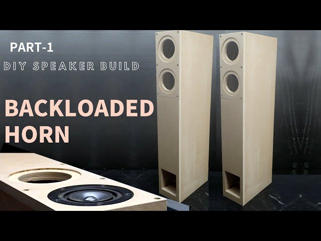 バックロードホーンの作製 - YouTube