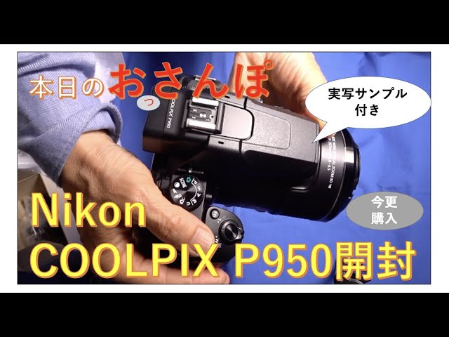 ニコンCOOLPIX P950・今更購入して開封・本日のおっさんぽ - YouTube
