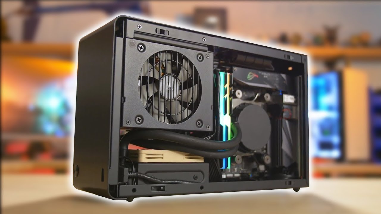 The smallest water cooled PC I've EVER built! DAN Case A4 SFX v3