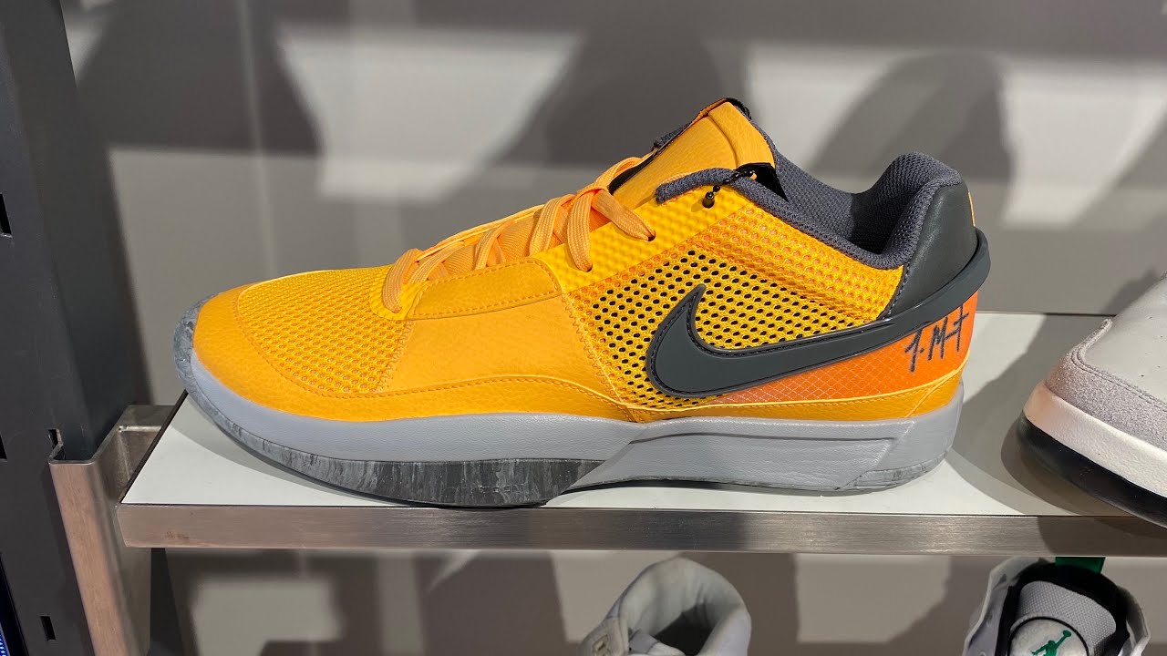 Nike Ja 1 PE “Wet Cement” (Laser Orange/Iron Grey/Black) - Style