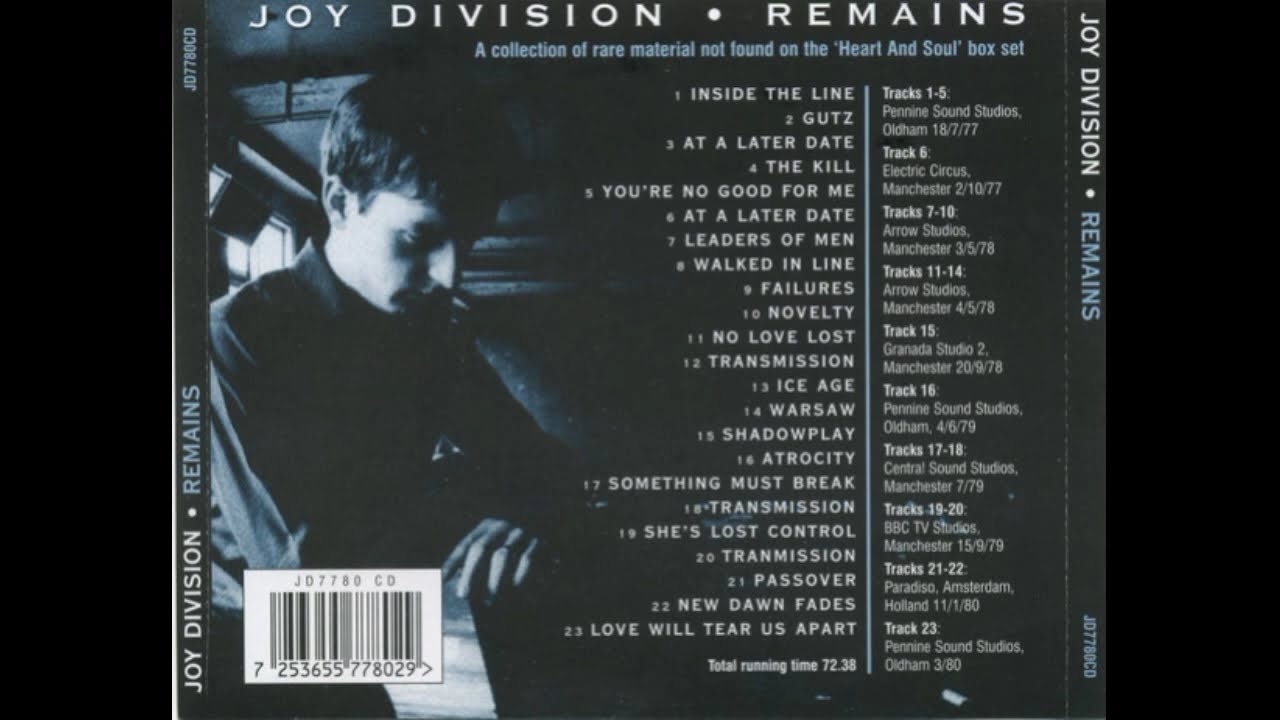 Joy Division - Remains 1977-80 (Full Album Compilation Unofficial