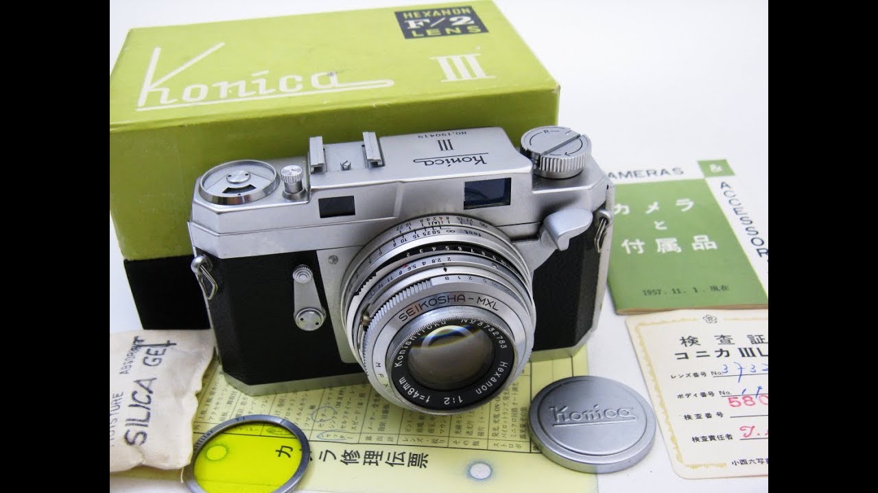 konishiroku Konica III-MXL - YouTube