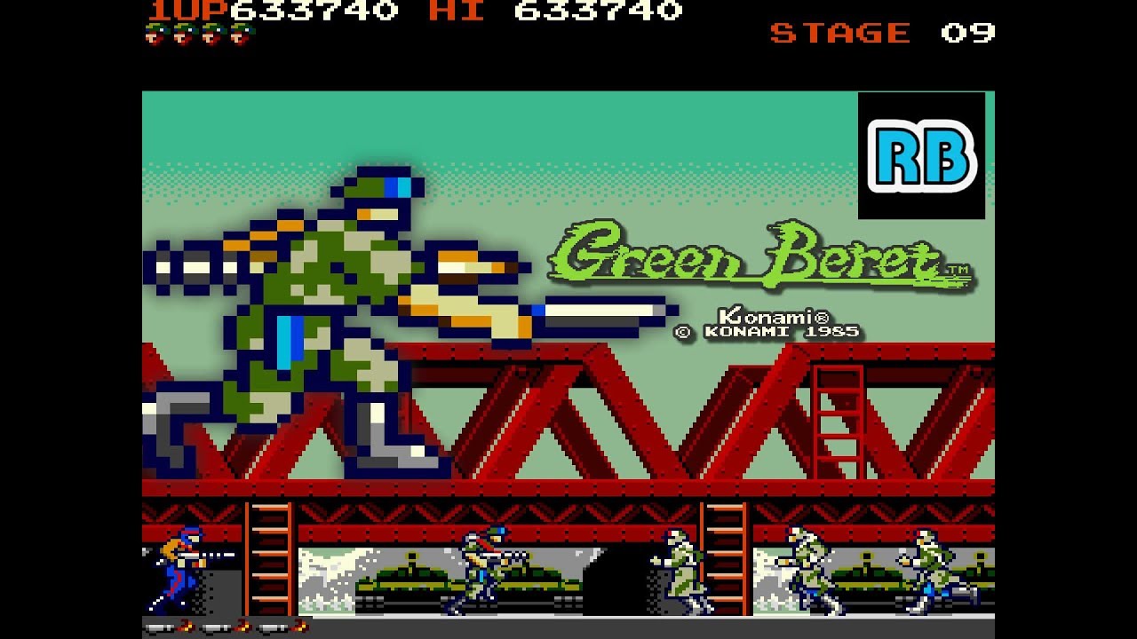 1985 [30fps] Green Beret 999999pts Loop3-4 - YouTube